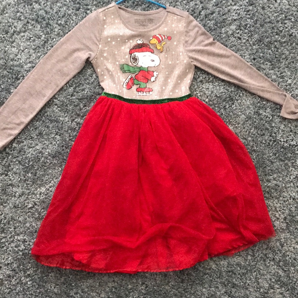 Long sleeve PEANUTS Christmas dress